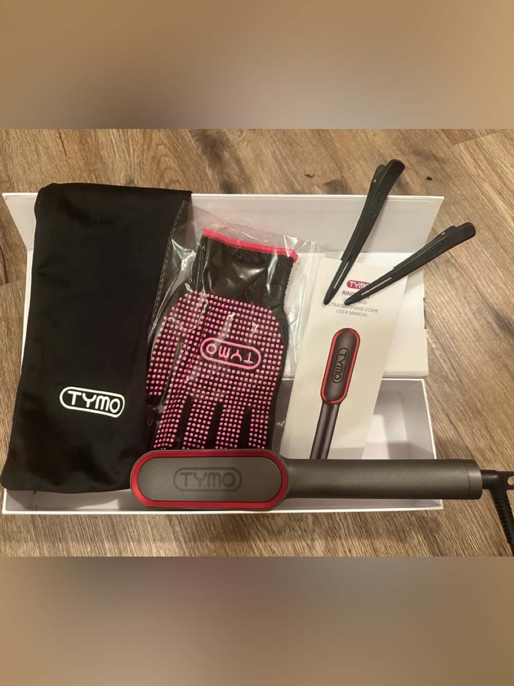 Tymo Ring Plus - ionic hair straightening comb